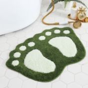 Stock Preferred Bathroom Rug Mat Non-slip Plush Large Green 48x67cm