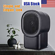 Kitcheniva Black, Portable Electric Space Heater Mini Desktop Fan Heater Personal Small Heater