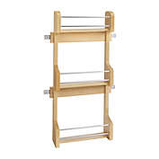 Kitcheniva 15-Inch Cabinet Door Mounted Wood 3-Shelf Storage