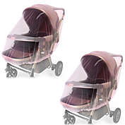 Kitcheniva Pink 2Pcs Baby Mosquito Net Stroller Car Seat Cover