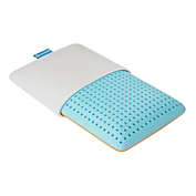 Blu Sleep - Combo Vita-Gel Comfort Pillow with Cover, Soy Memory Foam and Breathable Gel Foam, Queen Size Medium Profile