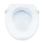 Stock Preferred 4 Inch High Quality Elevated Toilet Seat with Cover in White
