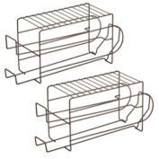 mDesign Metal 2-Tier Pop/Soda and Food Can Storage Dispenser