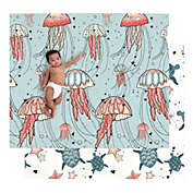 Jumpoff Jo Foam Padded Play Mat, For Babies Tummy Time, Seaside Design Foldable And Waterproof, Large, 70&quot; X 59&quot;
