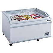 Dukers Commercial Refrigeration And Kitchen Equipment Shop Commercial Chest Freezer in White
