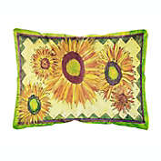 Caroline&#39;s Treasures Flower - Sunflower Canvas Fabric Decorative Pillow 12 x 16