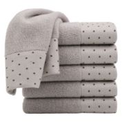 PiccoCasa Hand Towel Set 14" x 30", Soft 100% Combed Cotton 600 GSM Luxury Towels Highly Absorbent for Bathroom Wash Shower Towel Bone 6 Pieces