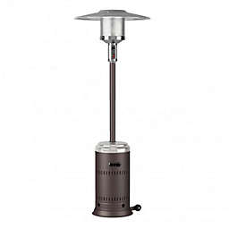 Fire Sense Ash and Stainless Steel Performance Series Gas Patio Heater- 46,000 BTU