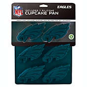 MasterPieces Game Day - FanPans NFL Philadelphia Eagles Silicone Muffin Pan - Dishwasher Safe