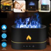 Kitcheniva 250ml USB Air Humidifier Essential Oil Aroma Diffuser 3D Flame Mist
