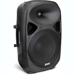 LyxPro 15 Inch PA Active Speaker System Compact and Portable with Equalizer, Bluetooth, MP3, USB, SD Card Slot, XLR, 1/4