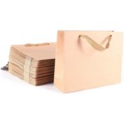 Bright Creations Brown Kraft Paper Bags with Handles (10.6 x 8.3 x 3.1 in, 25 Pack)