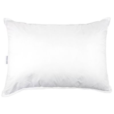 Medium 700 Fill Power Luxury White Duck Down Machine Washable White Bed Pillow - King   BOKSER HOME