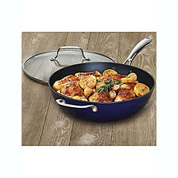 4.5 QT. (4.3L) Blue Chef's Pan With Cover