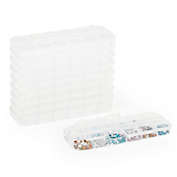 Juvale 12 Grid Clear Plastic Jewelry Box Organizer, Storage Container (10 Pack)
