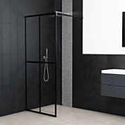 Home Life Boutique Walk-in Shower Screen Tempered Glass 46.5"x74.8"
