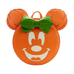 Loungefly Disney Glow Face Minnie Mouse Pumpkin Mini Backpack