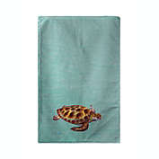 Boccsty Sea Turtle Starfish Hanging Kitchen Towels 2 Pcs Tortoise Map Ocean Animal Hand Bath Towels Tie Towels Tea Bar Towels for Bathroom Farmhouse Tabletop Home Decor 