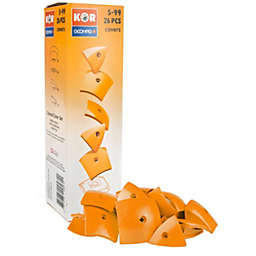 Geomag Kor Egg Covers - Orange - 26-Piece Creative Magnet Cover Addition