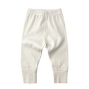 Benben White Ribbed kids sweatpants