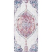 nuLOOM Vintage Medallion Anti Fatigue Kitchen or Laundry Room Comfort Mat