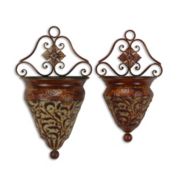 Cheungs Home Decorative Traditionally Themed Wall Vases