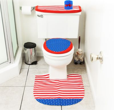 New High Quality Bathroom Bath Rug Mat Set & Toilet Lid Cover #7 2-T BROWN/BEIGE 