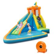 Slickblue Inflatable Water Slide Kids Bounce House with Blower