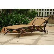 Slickblue Resin Wicker / Steel Multi-Position Chaise Lounge Chair Recliner
