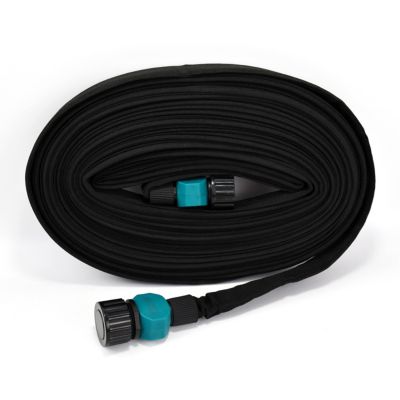 2WAYZ Drip Hose Flat Soaker Hose 50 Ft -Rubber Watering Hoses With Rust-Resistant