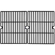 Outdoor Living and Style 2pc Matte Cast Iron Cooking Grid for BBQ Pro, Kenmore Beach Gas Grills 26.75"