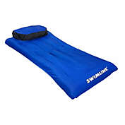 Swim Central 78" Inflatable Blue and Black Ultimate Mattress Swimming Pool Lounger