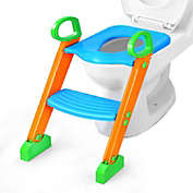 iMounTEK Potty Training Toilet Seat with Steps Stool Ladder
