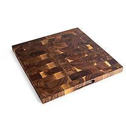 GAURI KOHLI Taiga End Grain Wood Cutting Board, Square - 16"