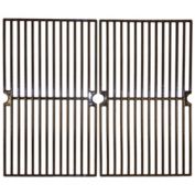 Contemporary Home Living 2pc Gloss Cast Iron Cooking Grid for Backyard Grill and Brinkmann Gas Grills 20.75"