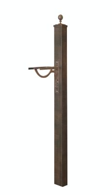 Special Lite Products SPK-710 Springfield Direct Burial Mailbox Post - Copper