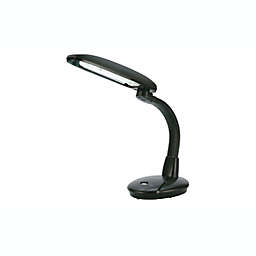 Sunpentown EasyEye Energy Saving Desk Lamp with Ionizer - Black (2-tube)