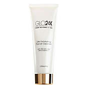 GLO24K Exfoliating Facial Cleanser with 24k Gold, Aloe Vera & Vitamins For Radiant, Purified, Fresh looking Skin - MADE IN USA