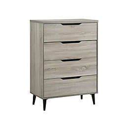 Elements  Picket House Furnishings Cohen 4-Drawer Chest in Grey