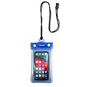 Insten Universal IPX8 Waterproof Phone Dry Bag Floating Pouch Case Compatible With iPhone 11 Pro Max XR XS X SE 2020 8 Plus, Samsung Note 20 Ultra S20 S10 & All Smartphones Up to 6.8" x 3.5" Blue