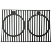 Contemporary Home Living 2pc Matte Cast Iron Cooking Grid for Stok Gas Grills 26"