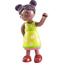 HABA Little Friends Naomi - 3.75" Girl Dollhouse Toy Figure with Pig Tails