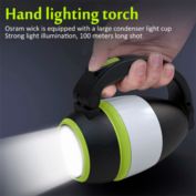 Kitcheniva LED Camping Lantern USB Rechargeable Camping Tent Light Lamp Flashlight Portable