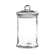 WHOLE HOUSEWARES 1.4 Gal Glass Apothecary Jar, 7.5X14 Inch Canister Set with Ball Lid 1 Piece