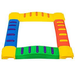 Sunny & Fun 8pc Kids Balance Beam Stepping Stones, Gymnastics Obstacle Course w/Rubber Grip