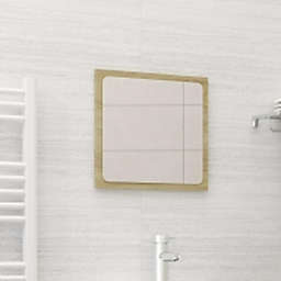 vidaXL  vidaXL Bathroom Mirror Sonoma Oak 15 7x0 6x14 6 Chipboard