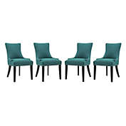 Modway Marquis Dining Chair Fabric Set of 4
