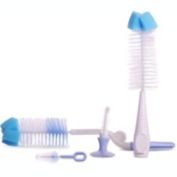 Utopia 2 in 1 Baby Bottle Brush Set with Nipple Brush Rotatable Handle