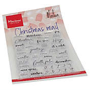 Marianne Design Christmas Mail By Marleen Clear Stamps