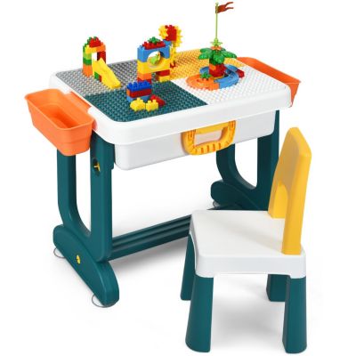 Slickblue 5 in 1 Kids Activity Table Set